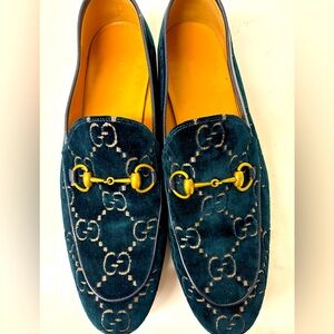 Gucci Velvet Loafers 10.5
